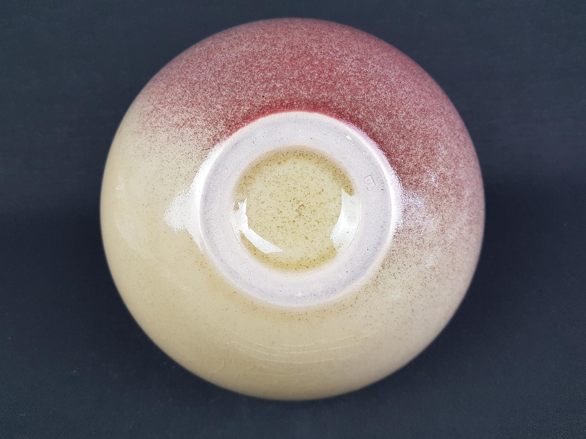 Vintage UWE LERCH Beige, Greenish and Brown Vase German Studio Pottery 1970s Germany