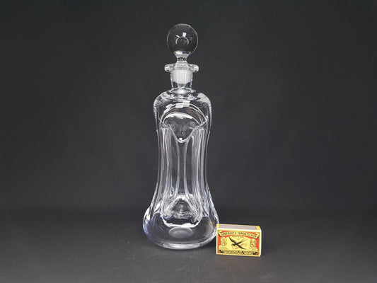 Vintage HOLMEGAARD Kluk Kluk Clear Glass Decanter by Jacob Bang from Denmark 1970s