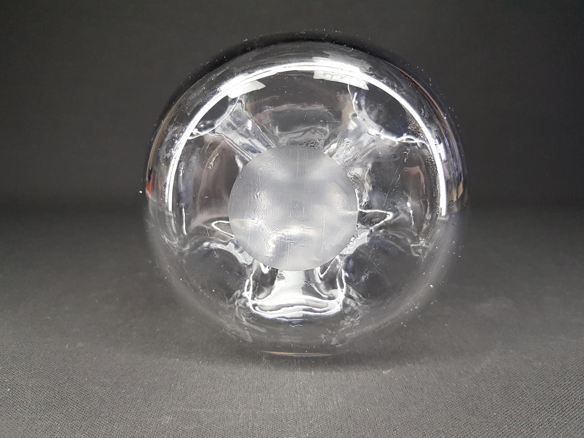 Vintage HOLMEGAARD Kluk Kluk Clear Glass Decanter by Jacob Bang from Denmark 1970s