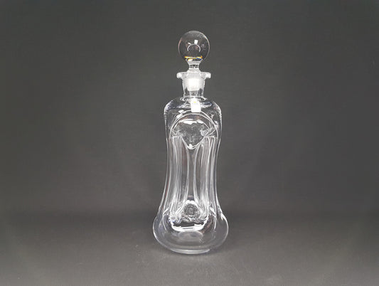 Vintage HOLMEGAARD Kluk Kluk Clear Glass Decanter by Jacob Bang from Denmark 1970s
