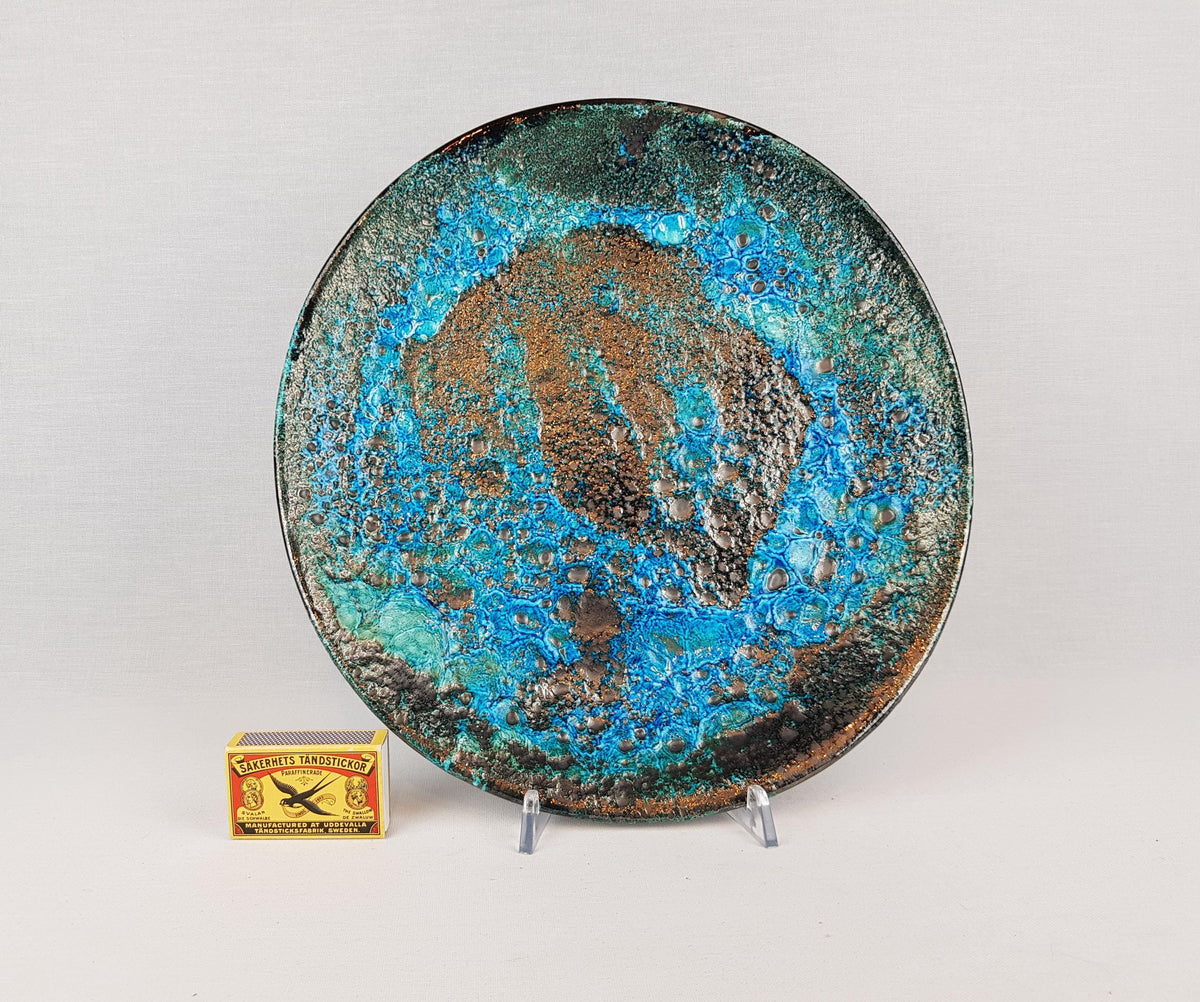 Vintage LE CYCLOPE POTTERY d'Annecy Ceramic Vallauris Ceramique Plate 1960s 1970s France