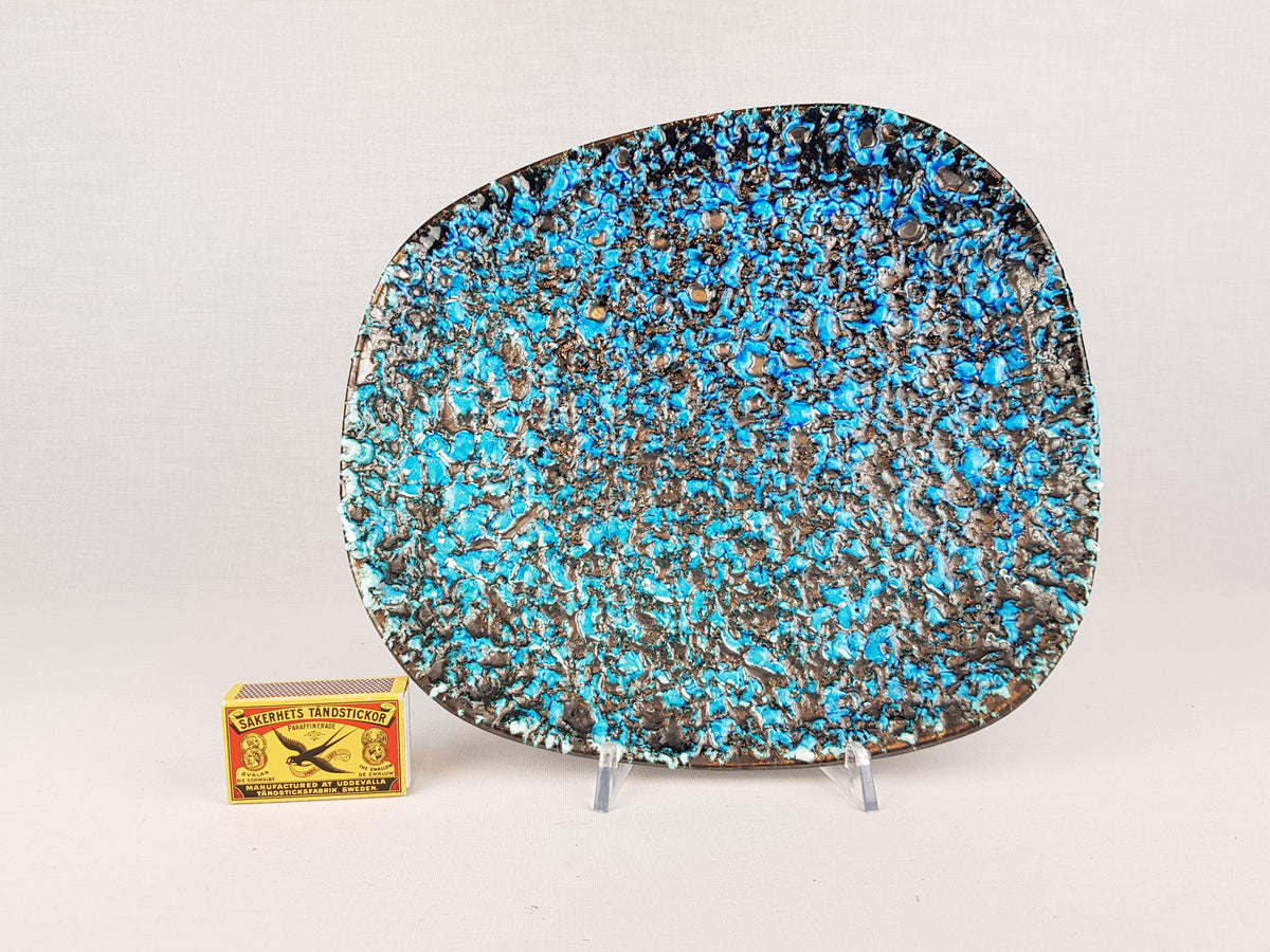 Vintage LE CYCLOPE POTTERY d'Annecy Ceramic Vallauris Ceramique Plate 1960s 1970s France