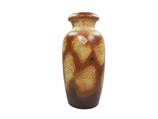 Vintage SCHEURICH KERAMIK Fat Lava Vase with HARO Decor 291 38 West German Pottery 1970S