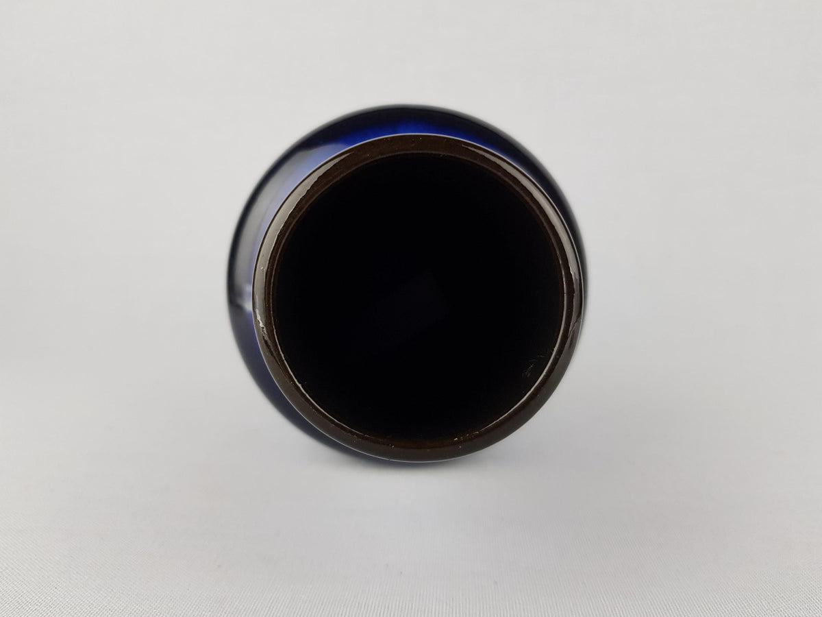 Vintage STEULER KERAMIK Blue Vase 157-25 West German Pottery 1960s
