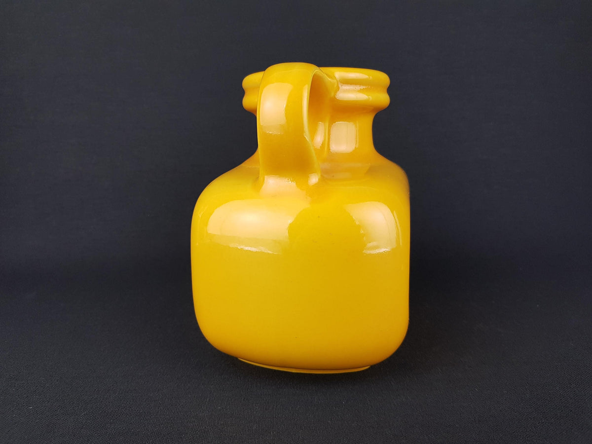 Vintage STEULER KERAMIK Yellow Watering Can/ Vase 445-15 | West German Pottery 1974s by Cari Zalloni