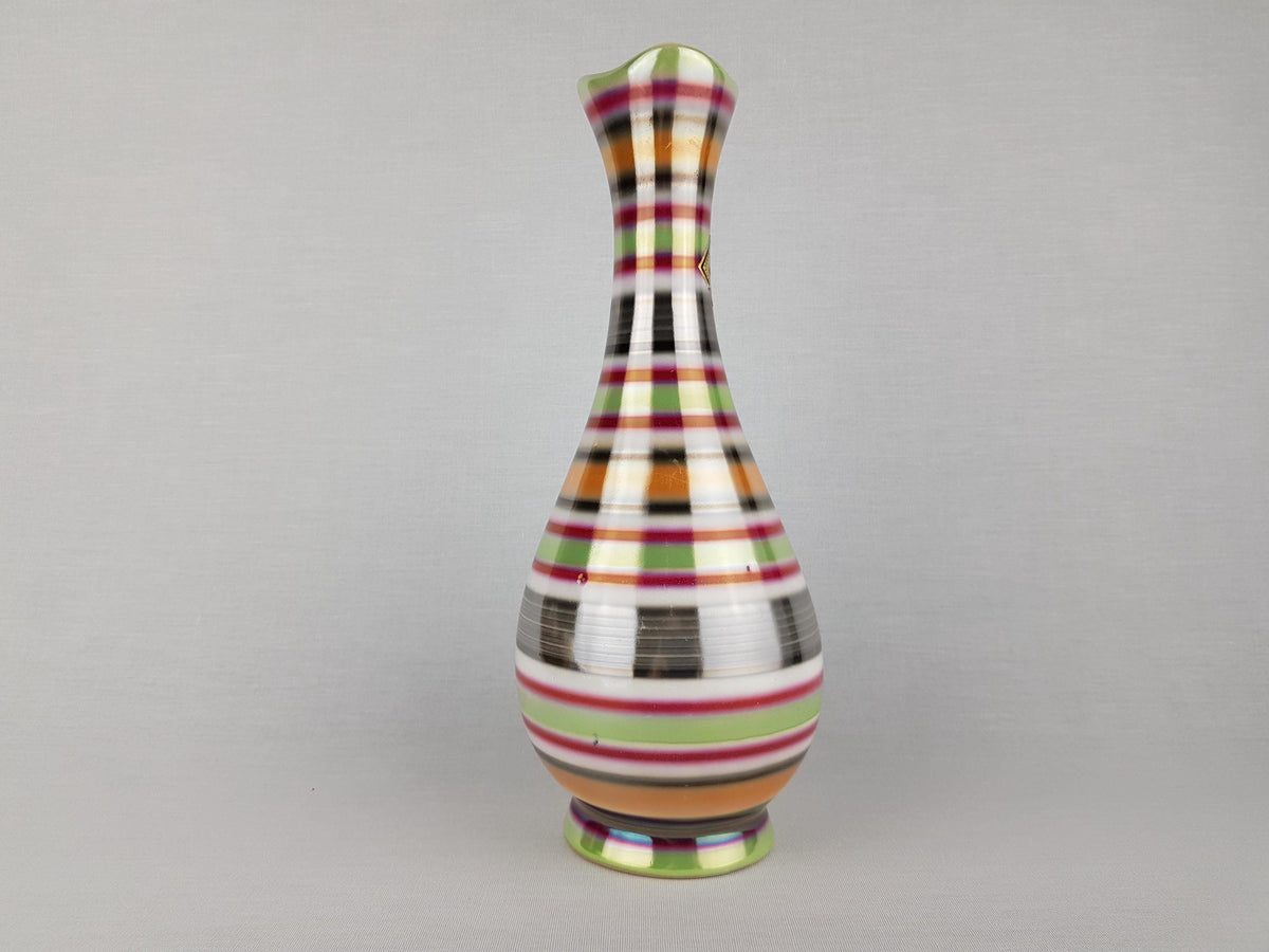 Rare Vintage IPARMUVESZ BUDAPEST Hungarian Studio Pottery Art Vase 1970s