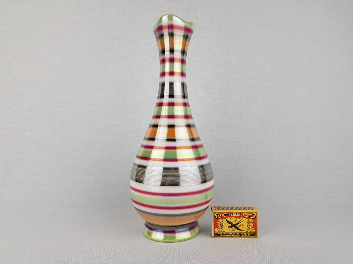 Rare Vintage IPARMUVESZ BUDAPEST Hungarian Studio Pottery Art Vase 1970s