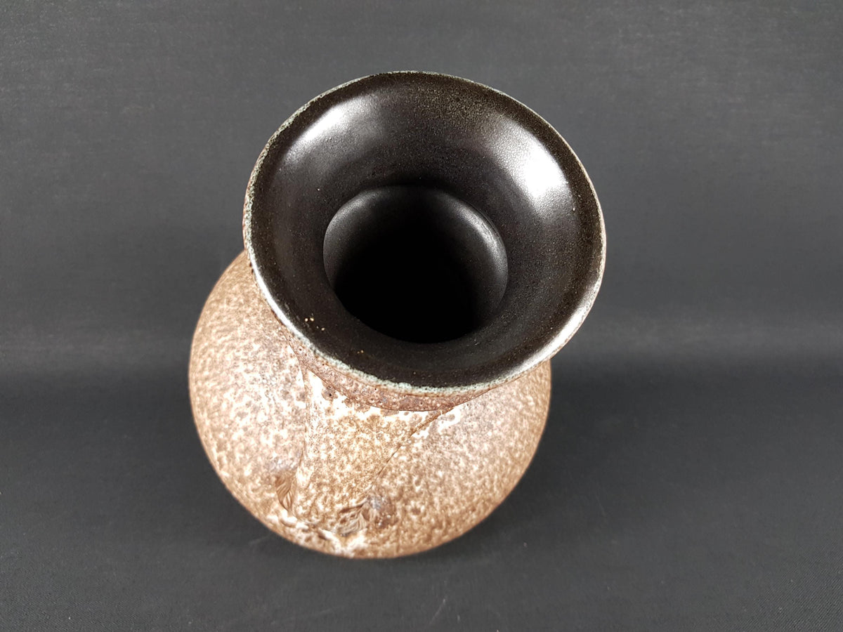 Vintage STEULER KERAMIK Beige Vase "Cascad" Decor byCari Zalloni 225-25 West German Pottery 1969
