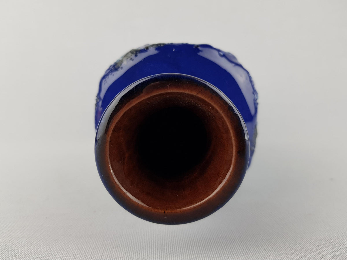 Vintage MAREI KERAMIK Fat Lava Vase with Capri decor 4107 West German Pottery 1970s