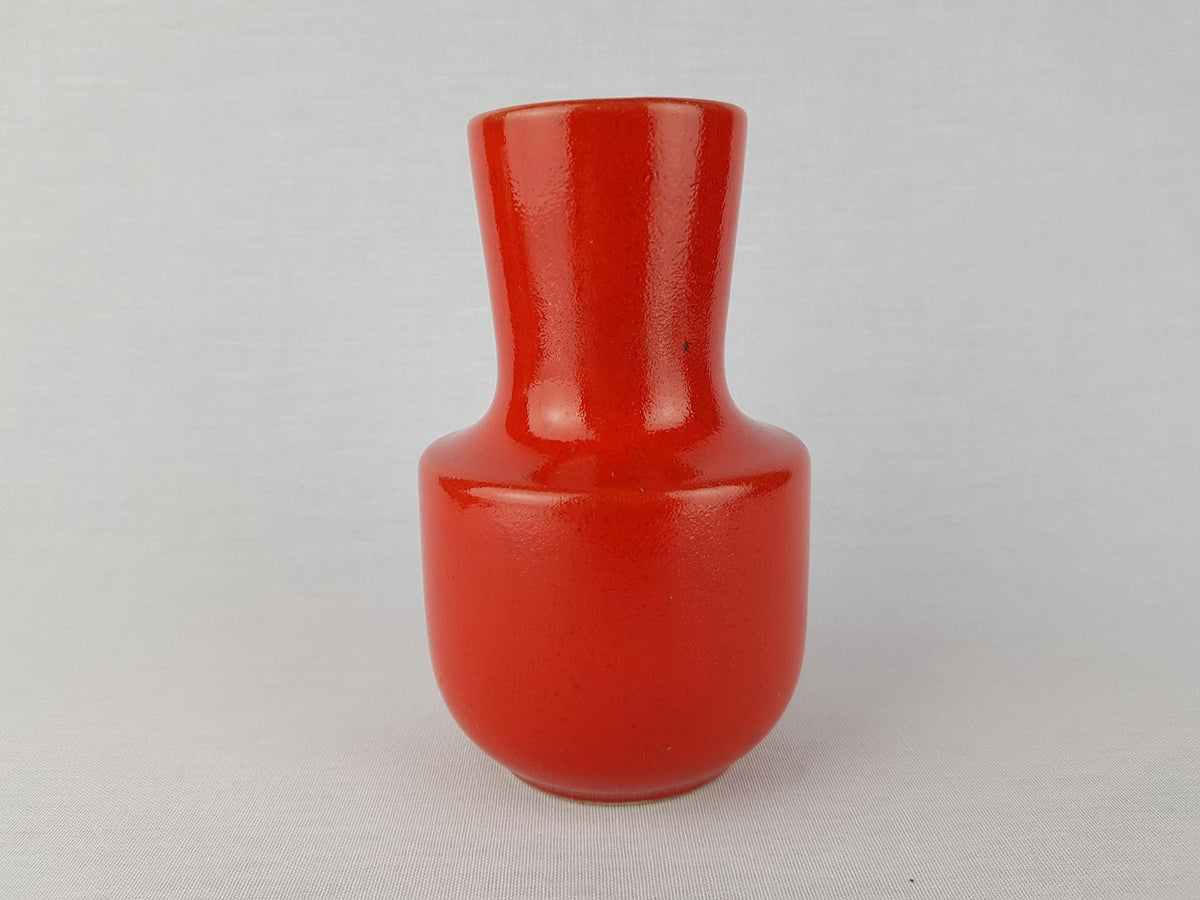 Vintage STEULER KERAMIK Handled Red Jug Vase 141-15 West German Pottery 1960s