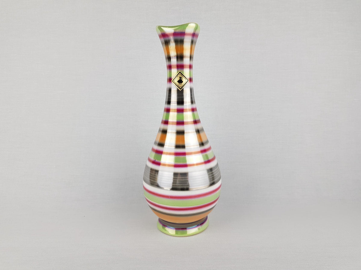 Rare Vintage IPARMUVESZ BUDAPEST Hungarian Studio Pottery Art Vase 1970s