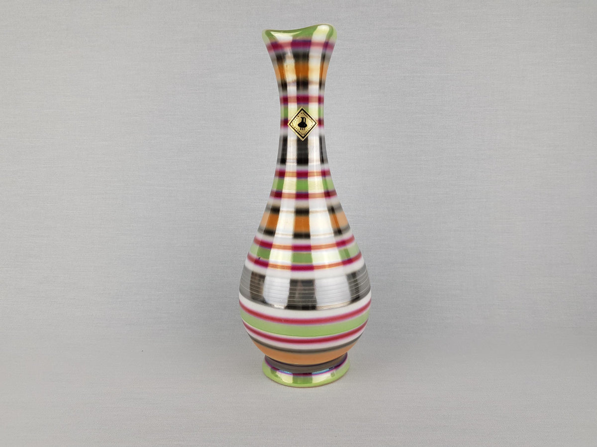 Rare Vintage IPARMUVESZ BUDAPEST Hungarian Studio Pottery Art Vase 1970s