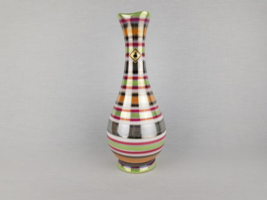 Rare Vintage IPARMUVESZ BUDAPEST Hungarian Studio Pottery Art Vase 1970s