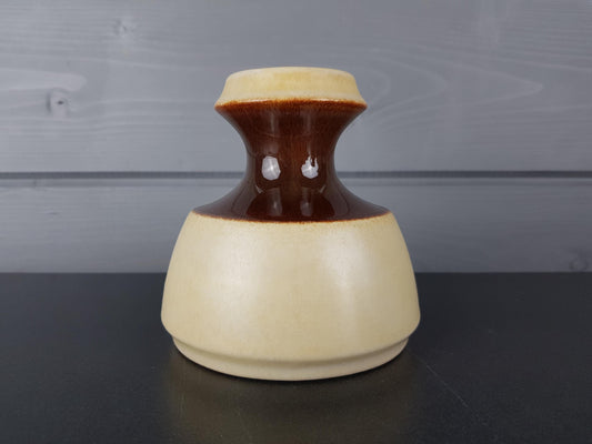 Vintage STEULER KERAMIK Brown and Beige Vase 319-10 West German Pottery 1960s