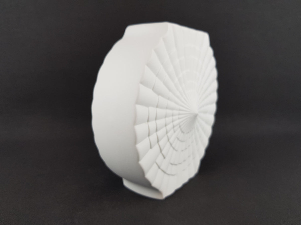 Vintage WINTERLING RHEINPFALZ Hartporzellan Op Art Vase German Pottery 1950-1960s