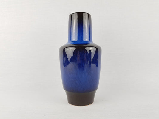 Vintage STEULER KERAMIK Blue Vase 157-20 West German Pottery 1960s