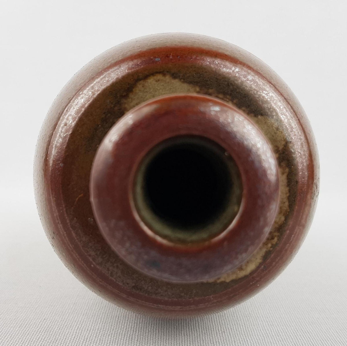 Vintage Brown Ceramic Vase by HORST KERSTAN German Studio Art Pottery 1970s