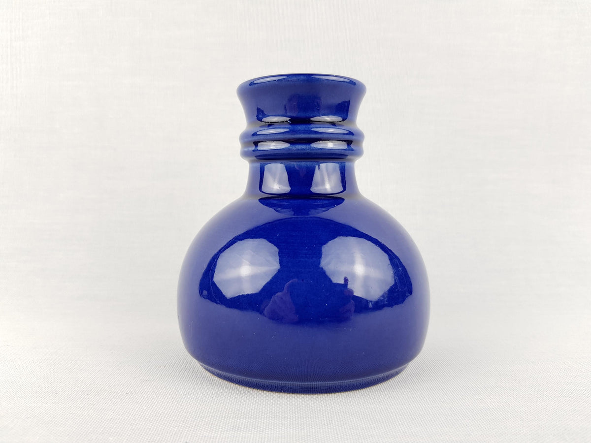 Vintage Cobalt Blue STEULER Keramik Vase- 306-10 - West German Pottery 1960s