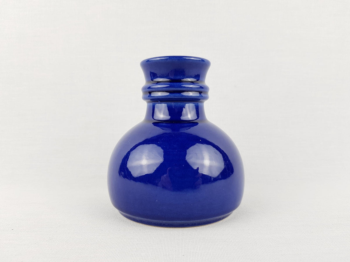 Vintage Cobalt Blue STEULER Keramik Vase- 306-10 - West German Pottery 1960s