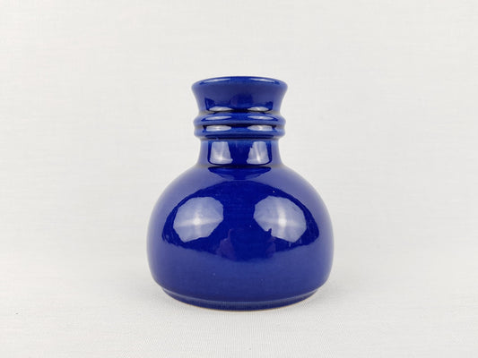 Vintage Cobalt Blue STEULER Keramik Vase- 306-10 - West German Pottery 1960s