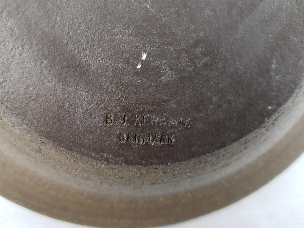 Vintage BENTE JESSEN Denmark Stoneware Bowl - Mid Century Modern Danish Design 1960-70's