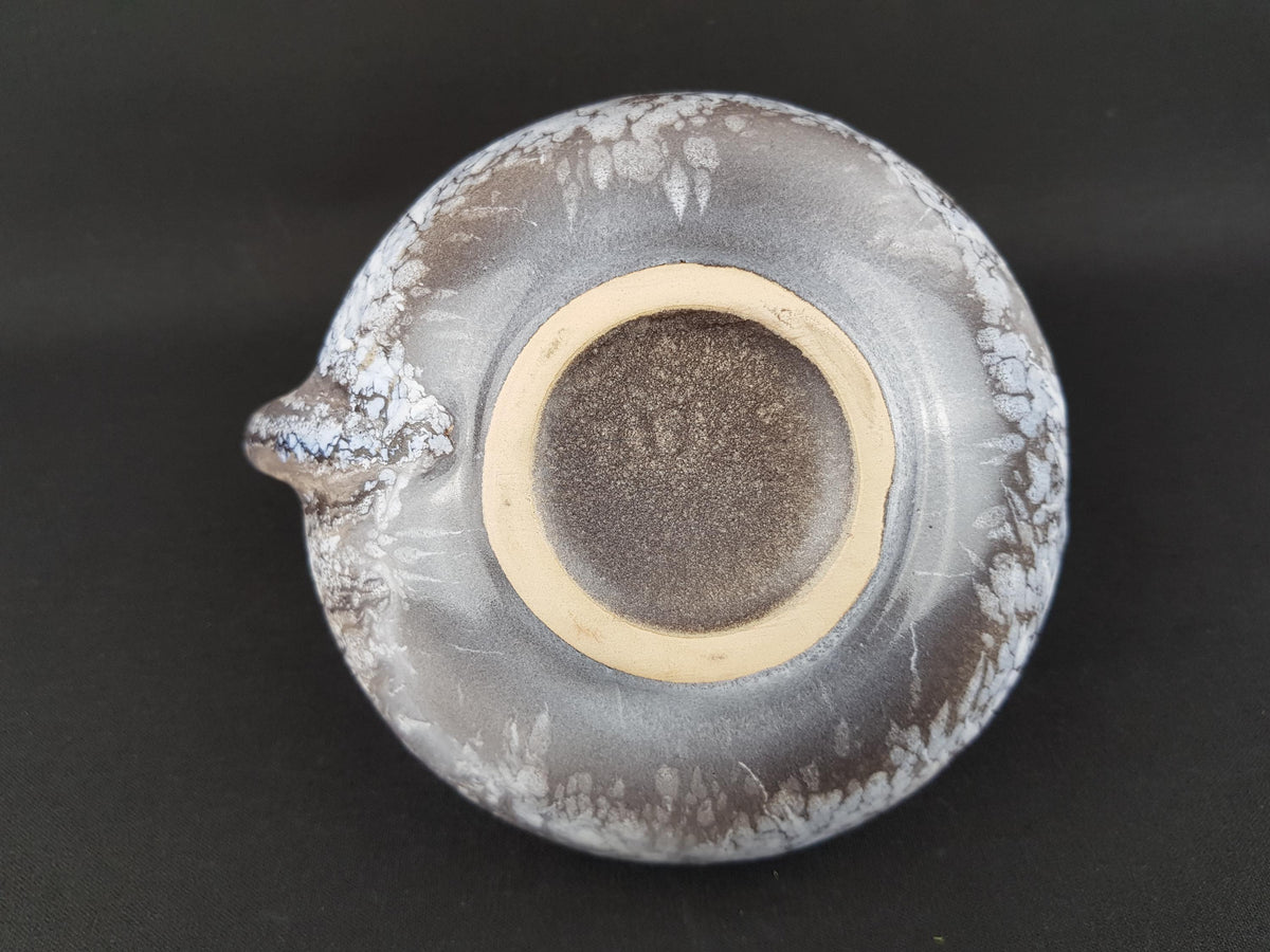Vintage RUSCHA KERAMIK Iconic Mottled Grey Pitcher Vase 313 West German Pottery 1960 1970s