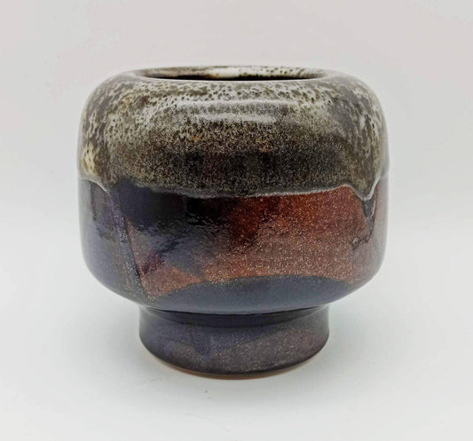 Vintage Studio Art Pottery Vase by WULF-JOCHEN BURMEISTER, West Germany 1970's