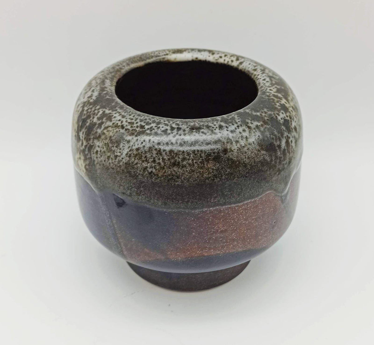 Vintage Studio Art Pottery Vase by WULF-JOCHEN BURMEISTER, West Germany 1970's