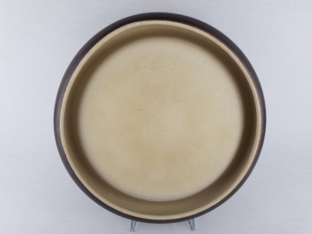 Vintage SGRAFO MODERN Beige and Brown Wall Plaque with Spring Season Decor West Germany 1970s