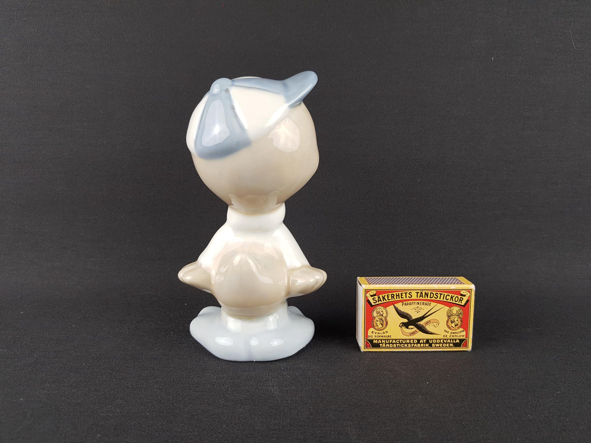 Vintage Porcelain Huey, Dewey or Louie Duck Walt Disney Collectible Figure