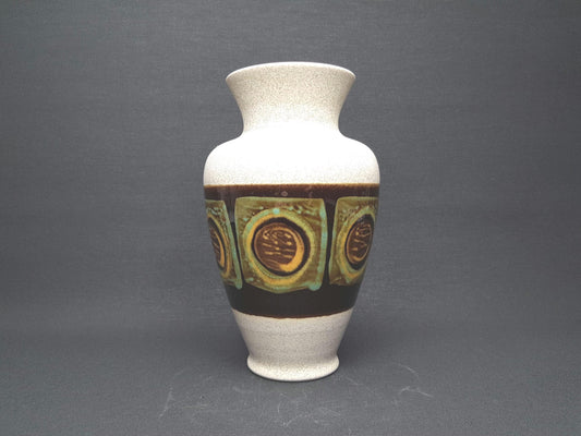 Vintage DÜMLER & BREIDEN Beige Vase 150-20 West German Pottery 1960s