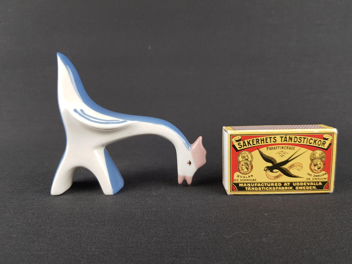 Vintage ROYAL DUX Rooster Figurine by Jaroslav Jezek Czechoslovakia Porcelain