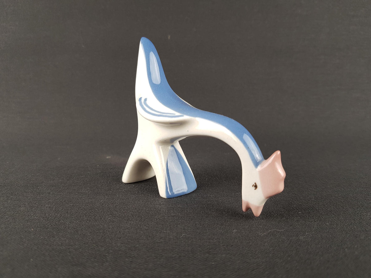 Vintage ROYAL DUX Rooster Figurine by Jaroslav Jezek Czechoslovakia Porcelain