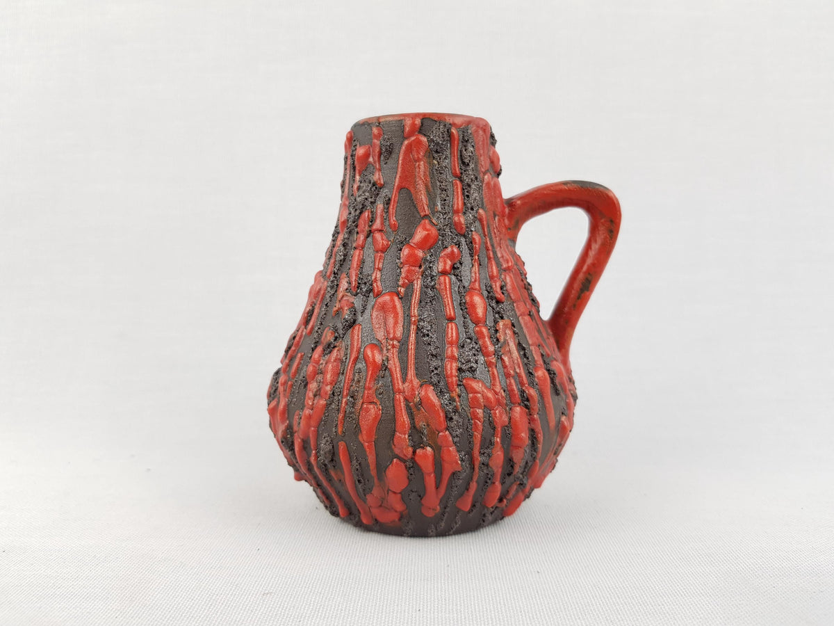 Vintage CERAMANO "Rubin" Handled Jug Vase| Design by Hanns Welling| 1960s - Excellent Condition!