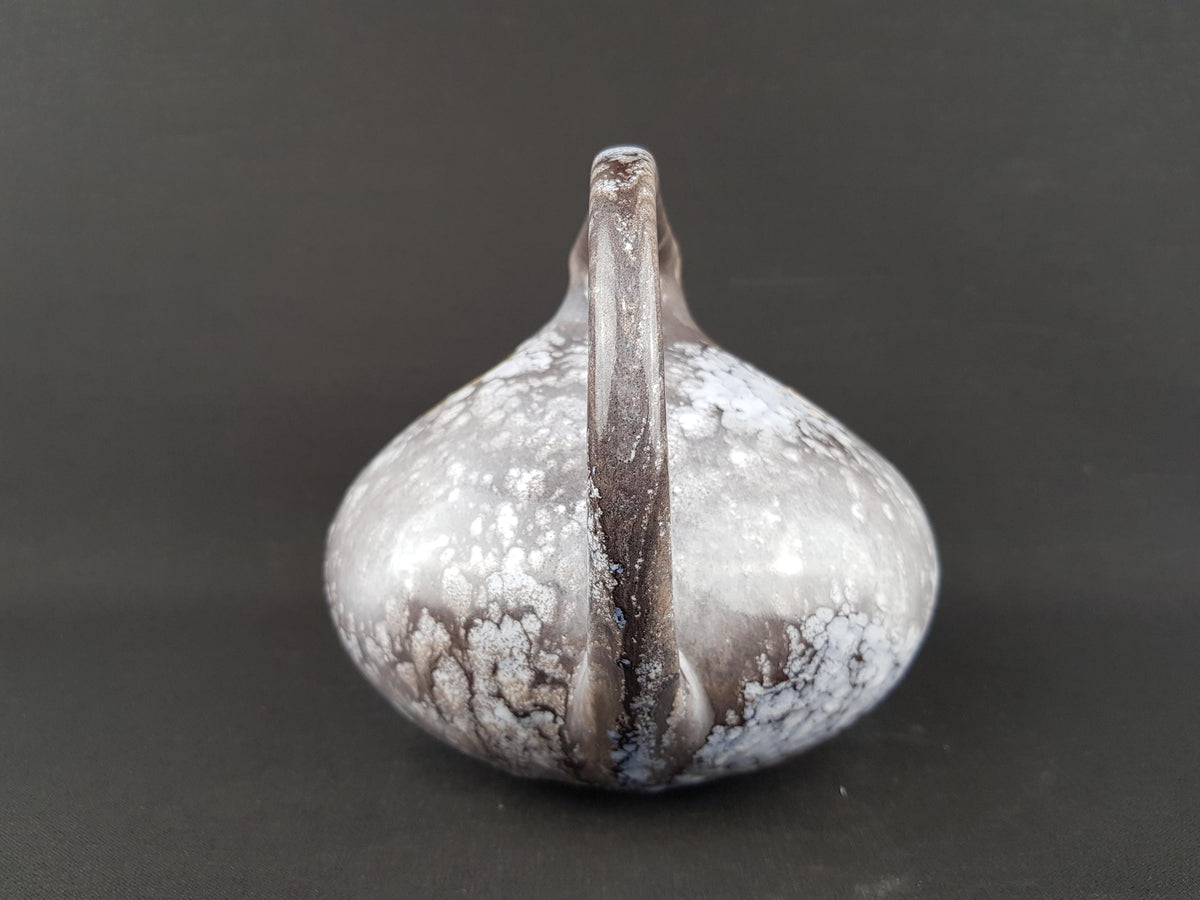 Vintage RUSCHA KERAMIK Iconic Mottled Grey Pitcher Vase 313 West German Pottery 1960 1970s