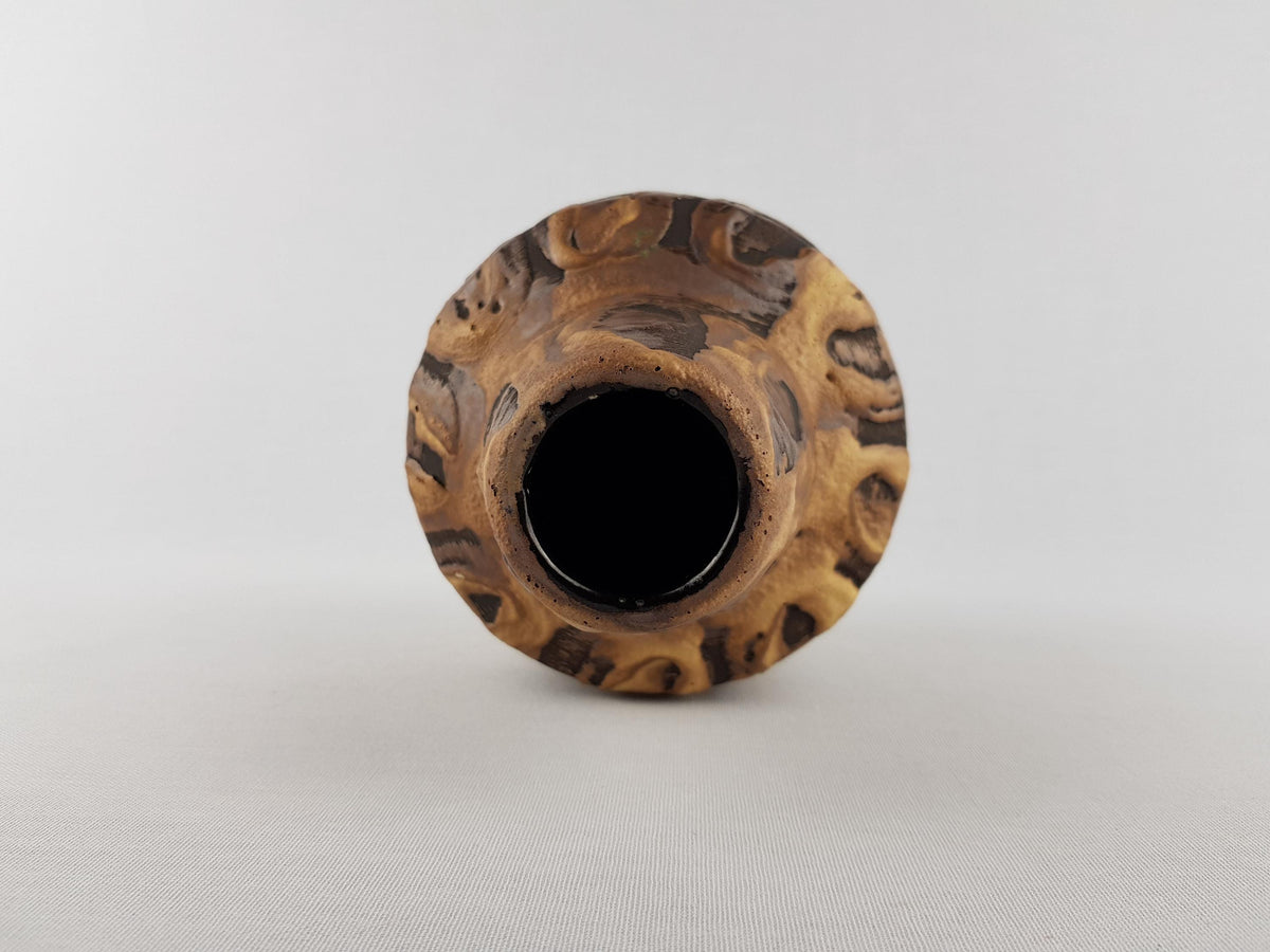 Vintage ES Keramik West German Pottery Vase - "Fat Lava" Glaze - Mid-Century Modern