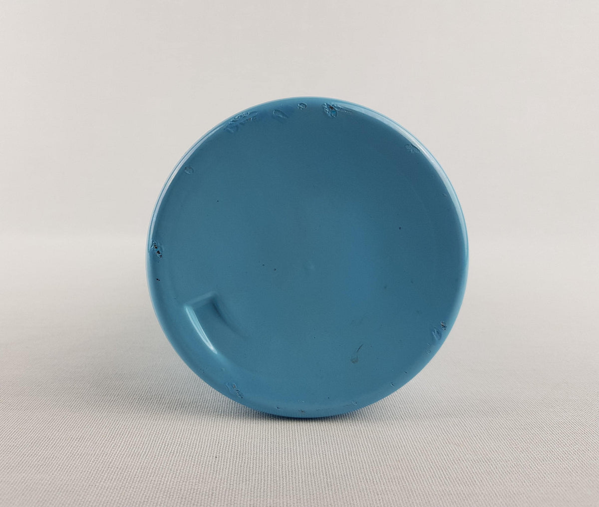 Vintage ROSSO ANTICO Light Blue Vase Surrealist Design Italian and Spanish Art 1970s by Salvador Dali