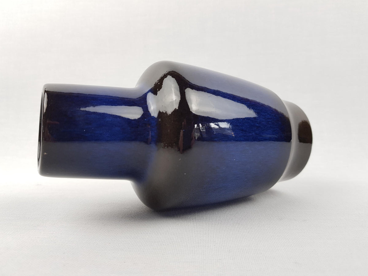 Vintage STEULER KERAMIK Blue Vase 157-15 West German Pottery 1960s