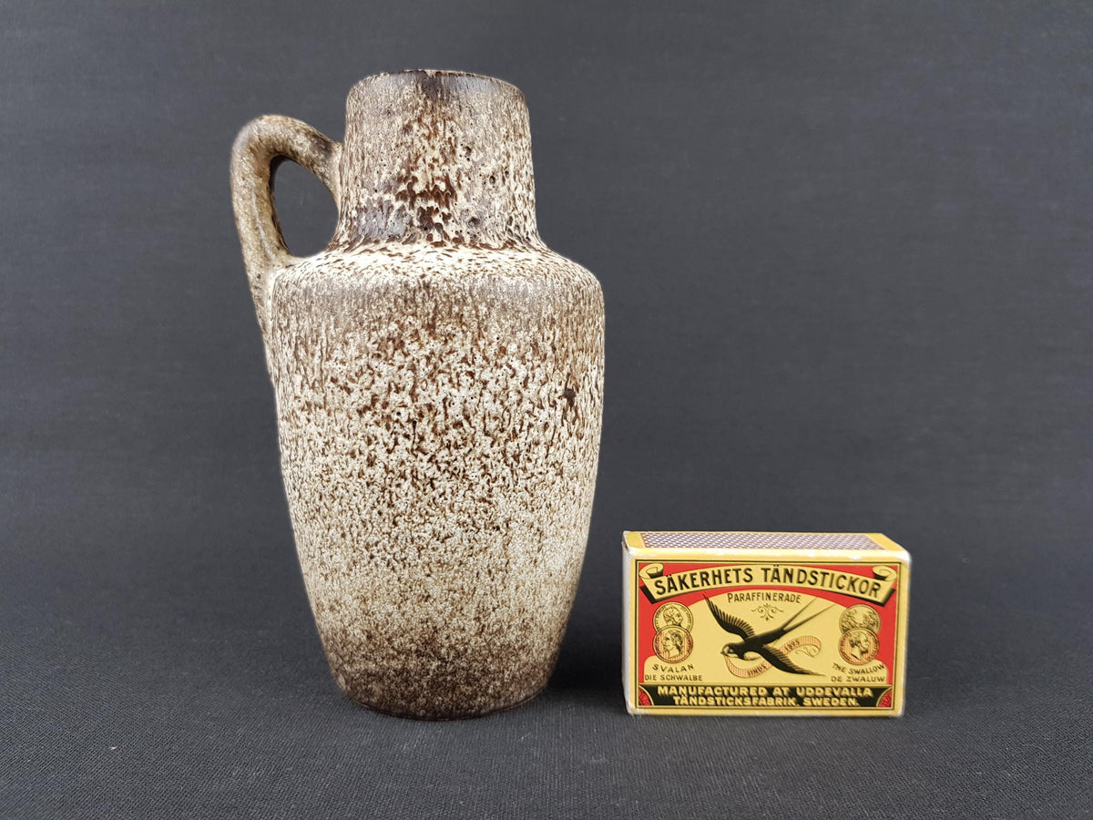Vintage SCHEURICH KERAMIK Grey Fat Lava Vase 405-13.5 West German Pottery Fat Lava Era 1970s