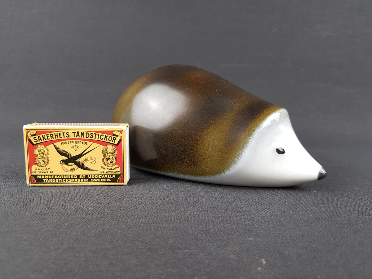 Vintage GOEBEL PORZELLAN Design Hedgehog by Ljubisa Misic West German Pottery 1984