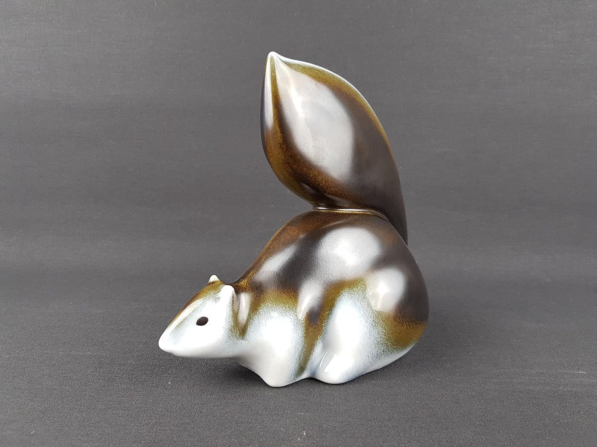 Vintage GOEBEL PORZELLAN Design Squirrel by Ljubisa Misic West German Pottery 1984