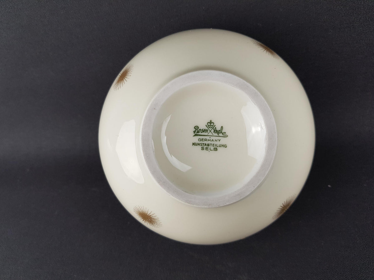 Vintage ROSENTHAL Vases with Starburst Pattern West German Pottery 1950s