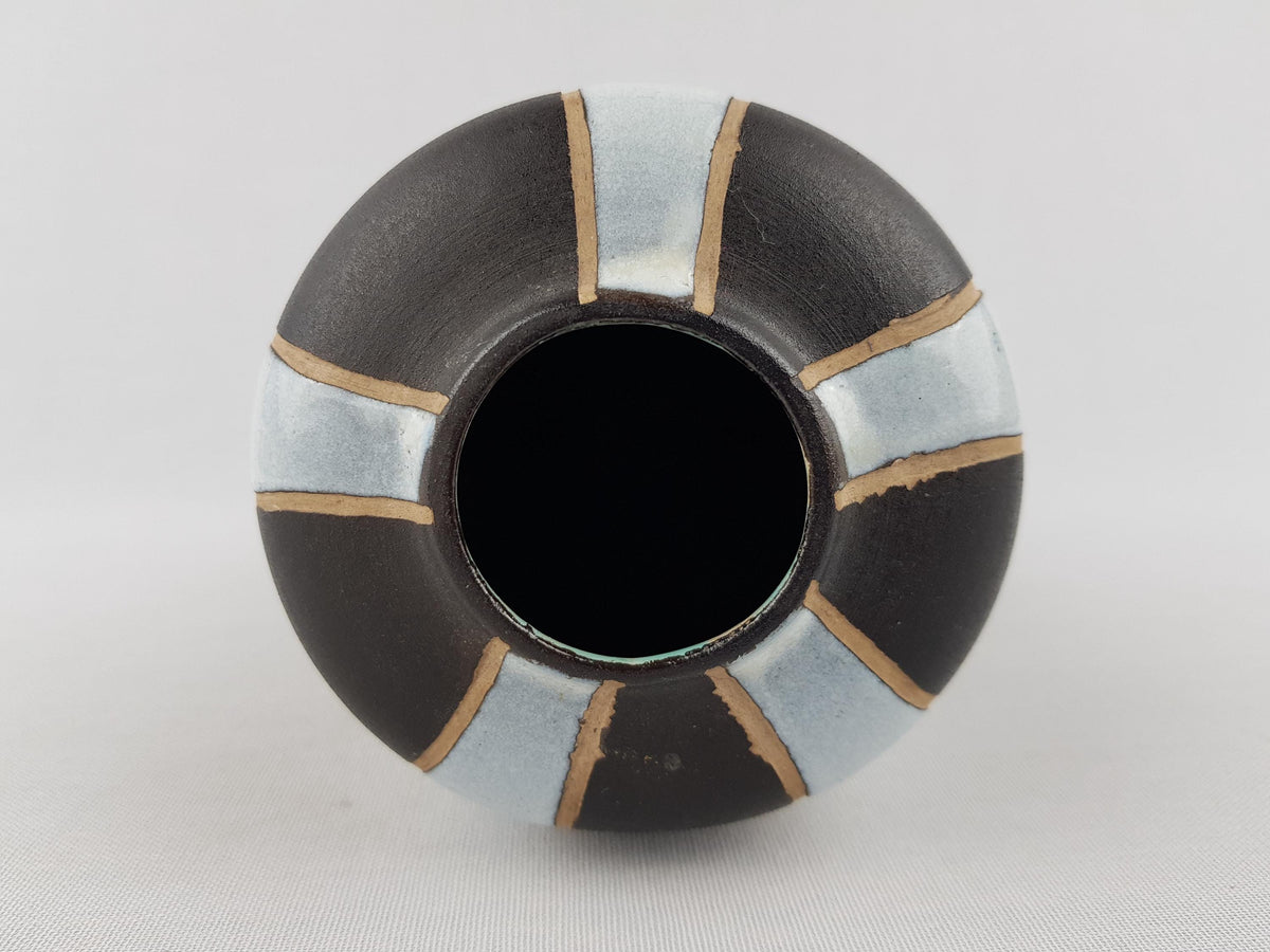Rare RUSCHA KERAMIK Vase – “Pinguin” Decor by Hanns Welling, 1958 – Mid-Century Modern West German Pottery