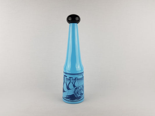 Vintage ROSSO ANTICO Light Blue Vase Surrealist Design Italian and Spanish Art 1970s by Salvador Dali