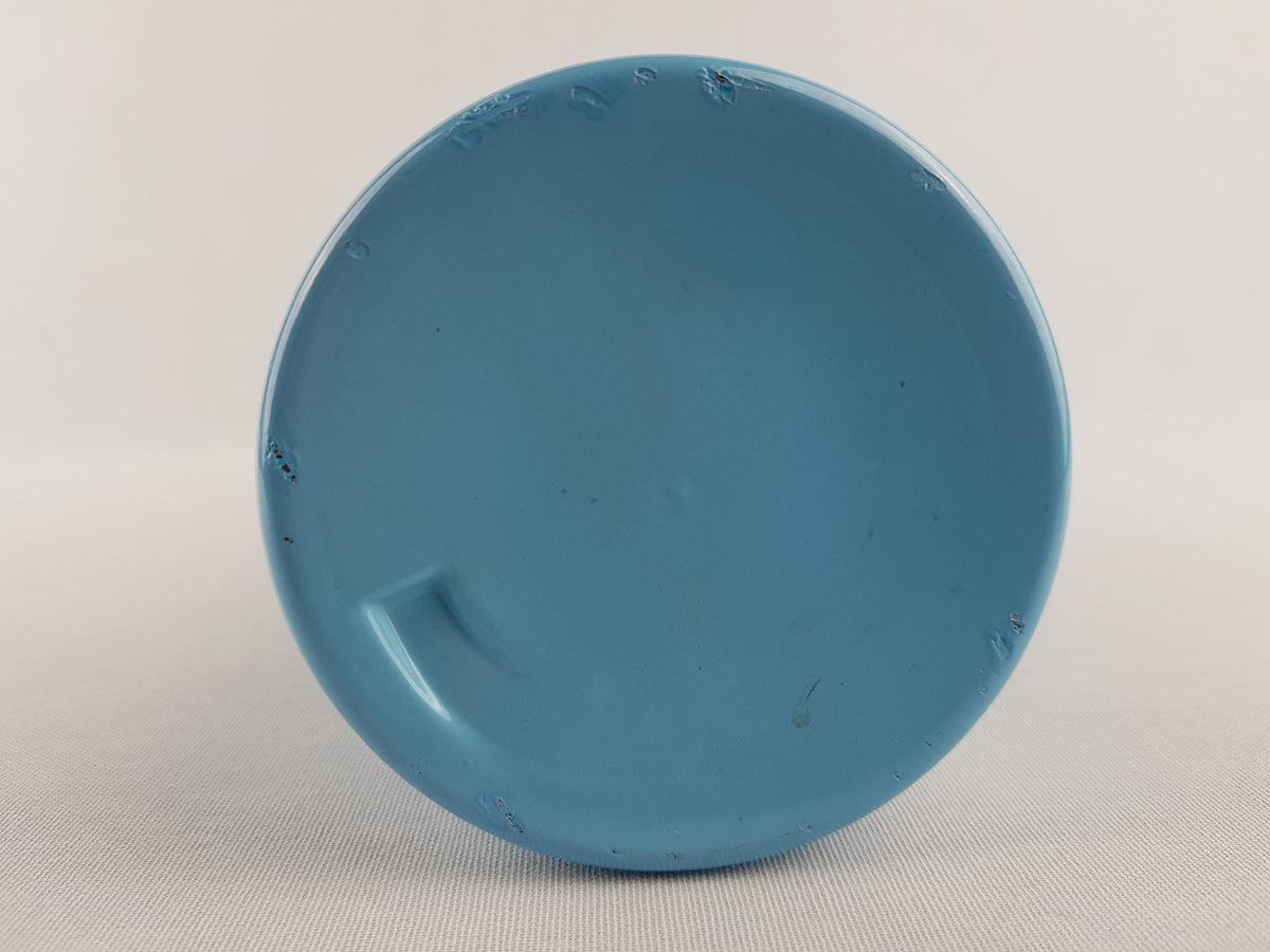 Vintage ROSSO ANTICO Light Blue Vase Surrealist Design Italian and Spanish Art 1970s by Salvador Dali