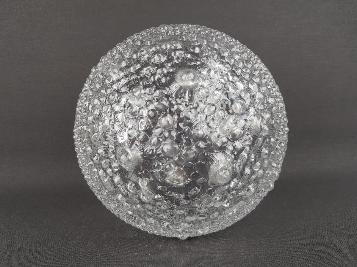 Vintage IITTALA Transparant Glass Bowl Ultima Thule By Tapio Wirkkala 1960s