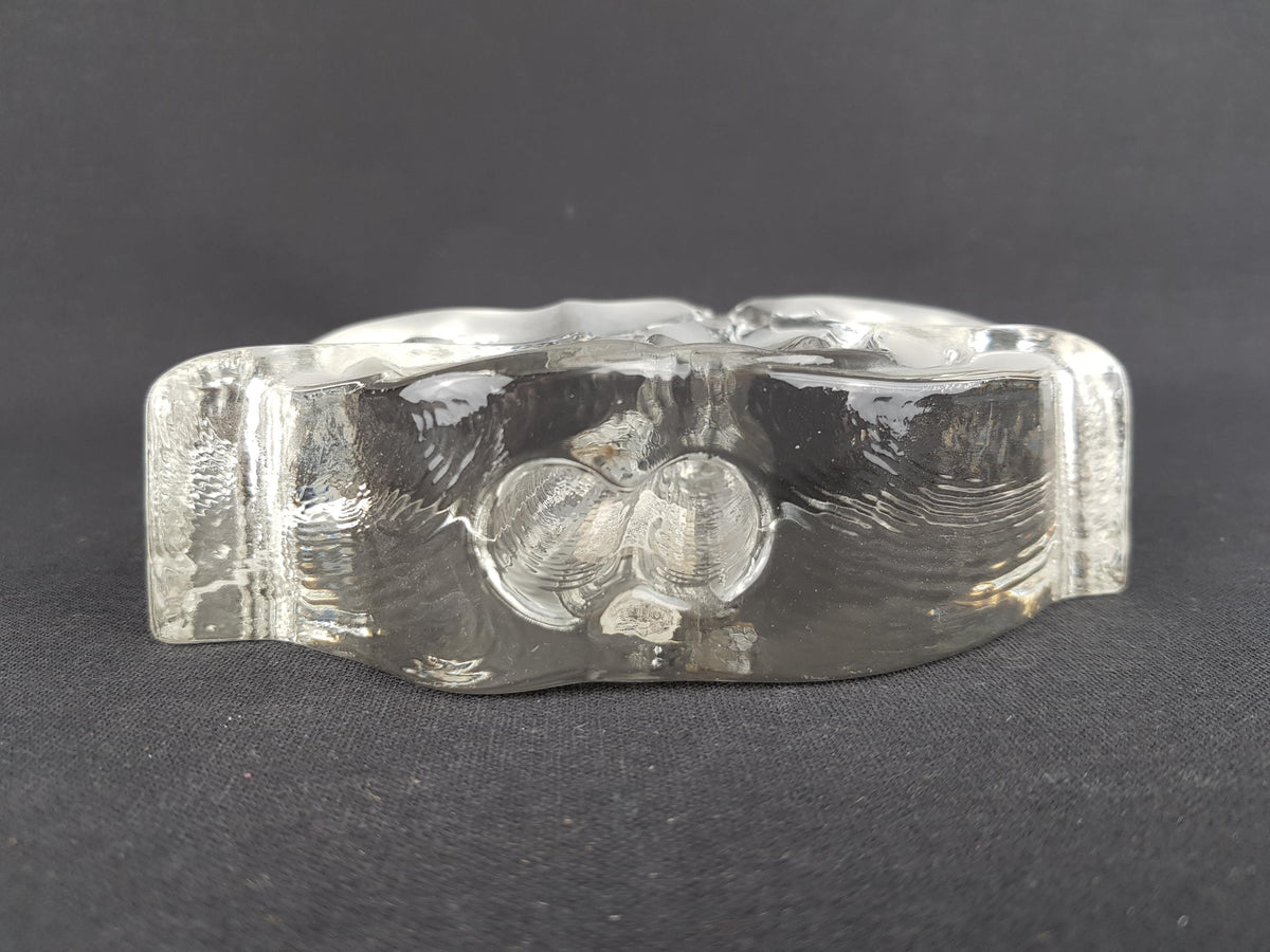 Vintage WALTHER GLAS Solifleur Transparent Glass Vase West Germany 1960s 1970s