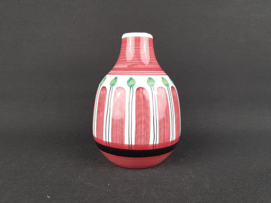Vintage ELLE KERAMIKK White Handpainted Vase 930 Studio Art Pottery Norwegian Pottery 1960s