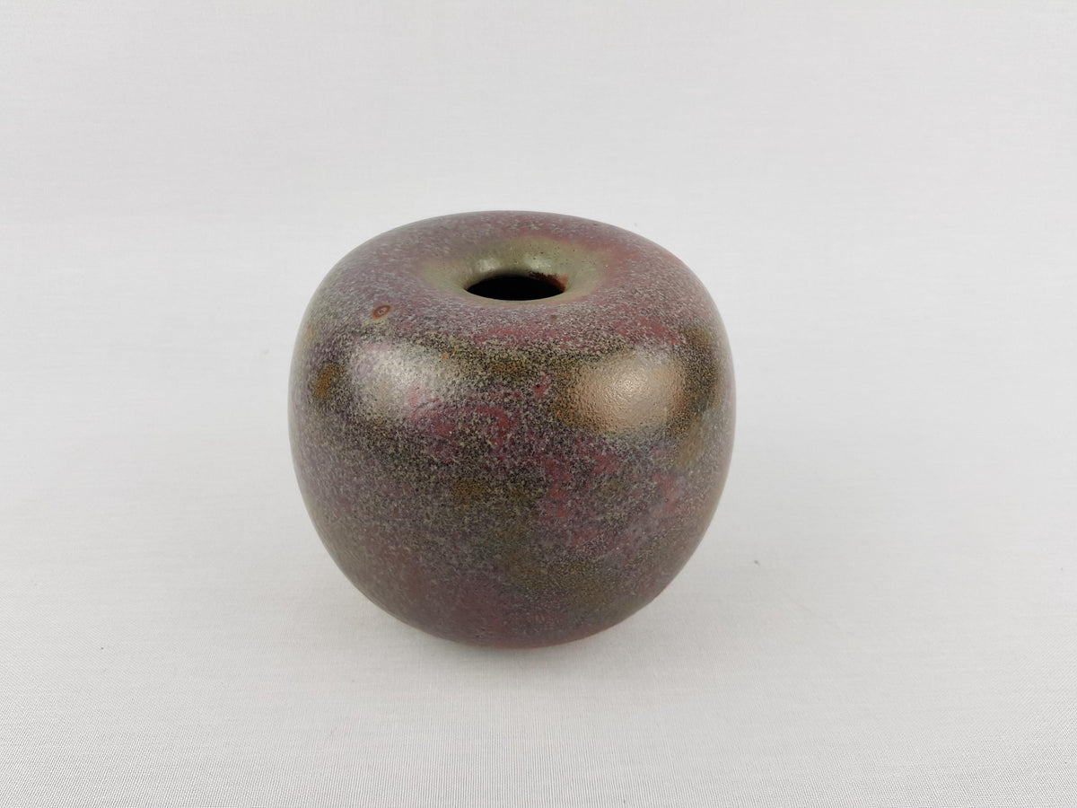 Vintage STUDIO ART POTTERY Brown Vase by Matthias Schwarze Switserland 1985