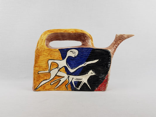 Vintage Ceramic Vessel Italian or French Pottery 1960-70s